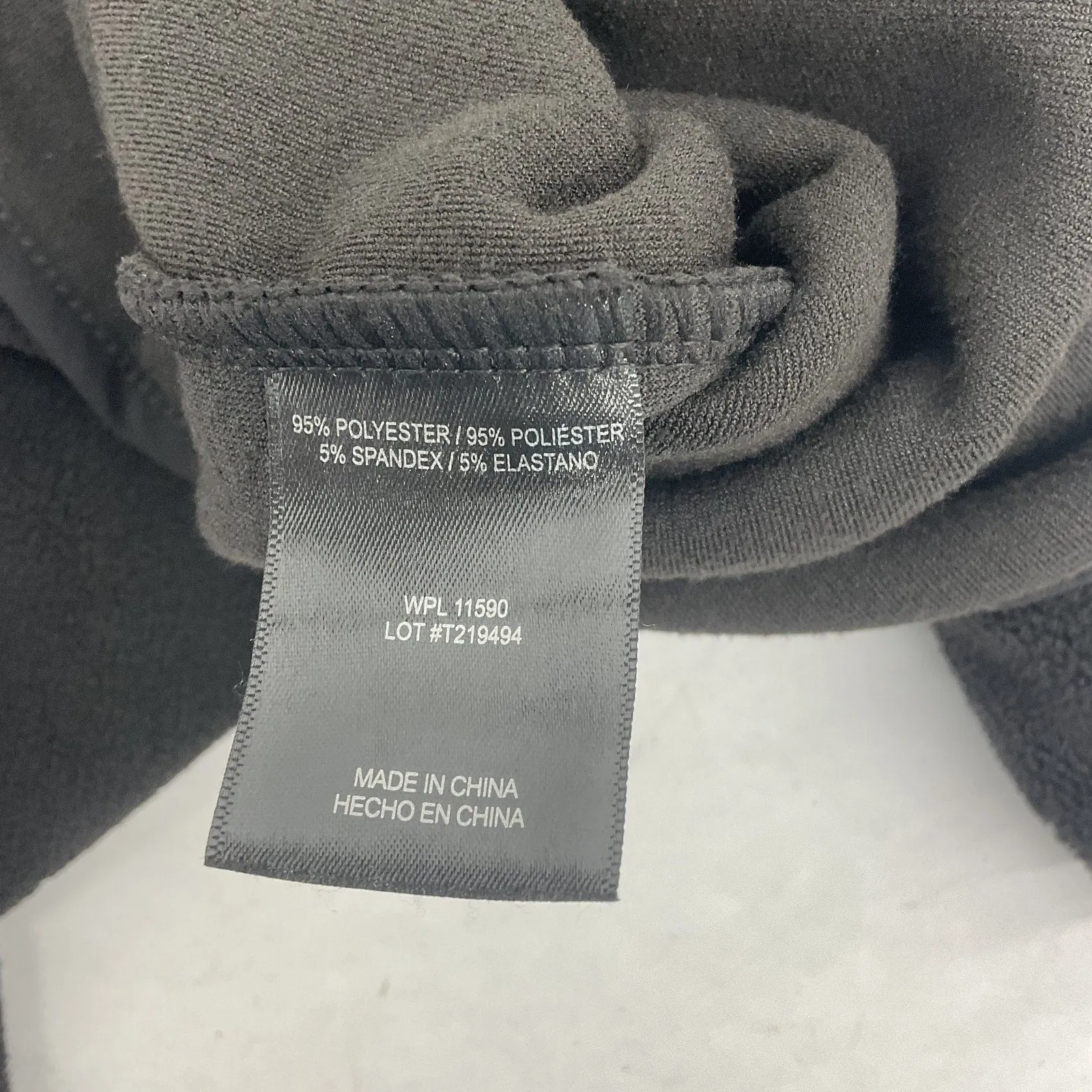 32 Degree Heat Men's Black Fleece Pullover Henley Sweater S NWT