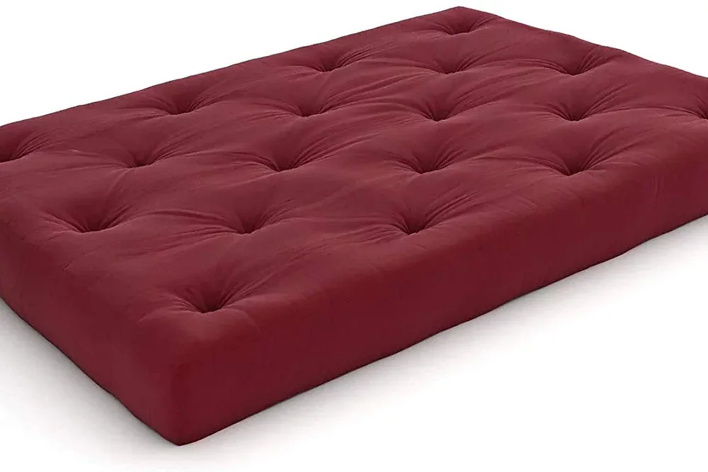 8" Futon Foam Mattresses- Blue, Taupe, Green, Burgundy or Black - Model FM