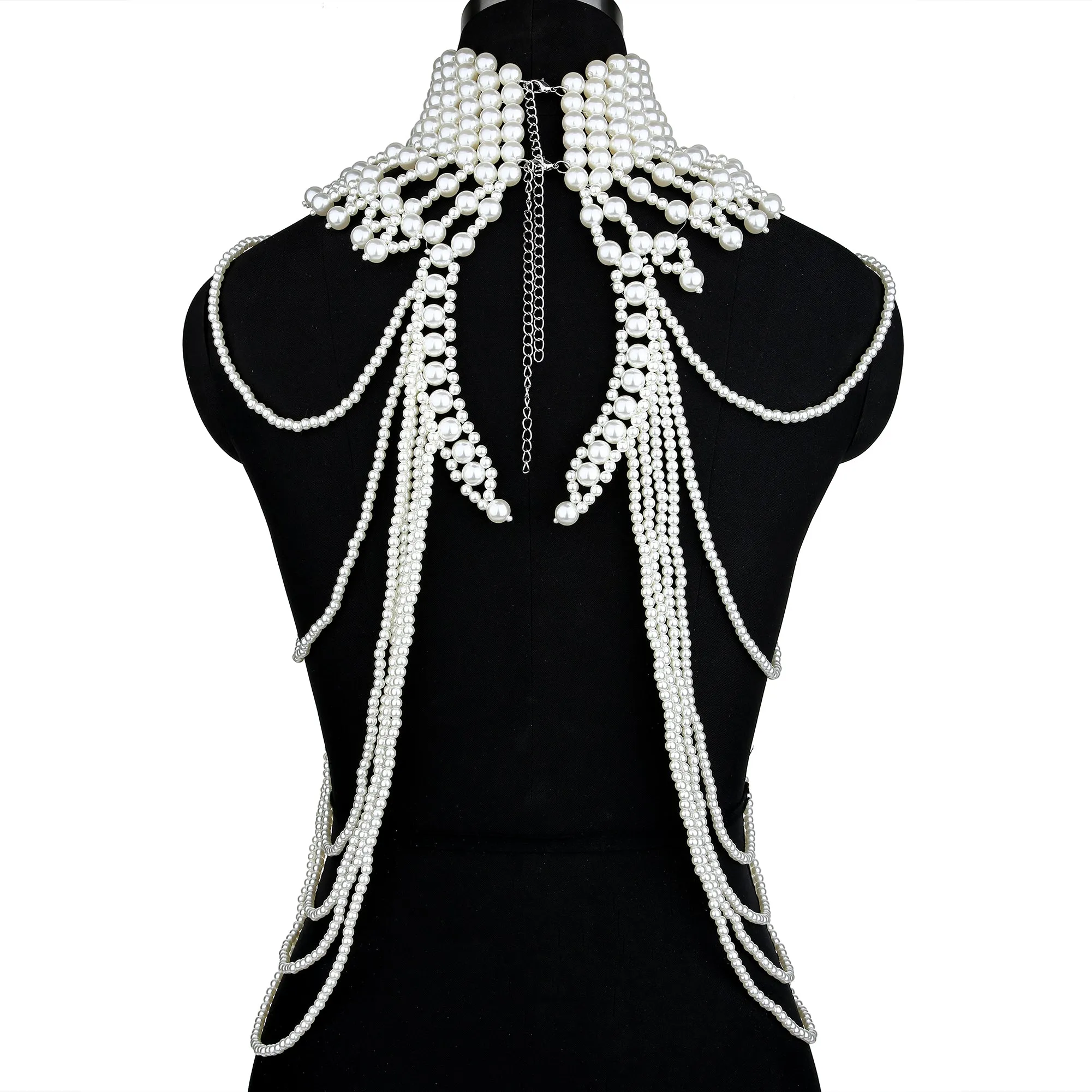 Adjustable Pearl Body Chain Necklaces Jewelry