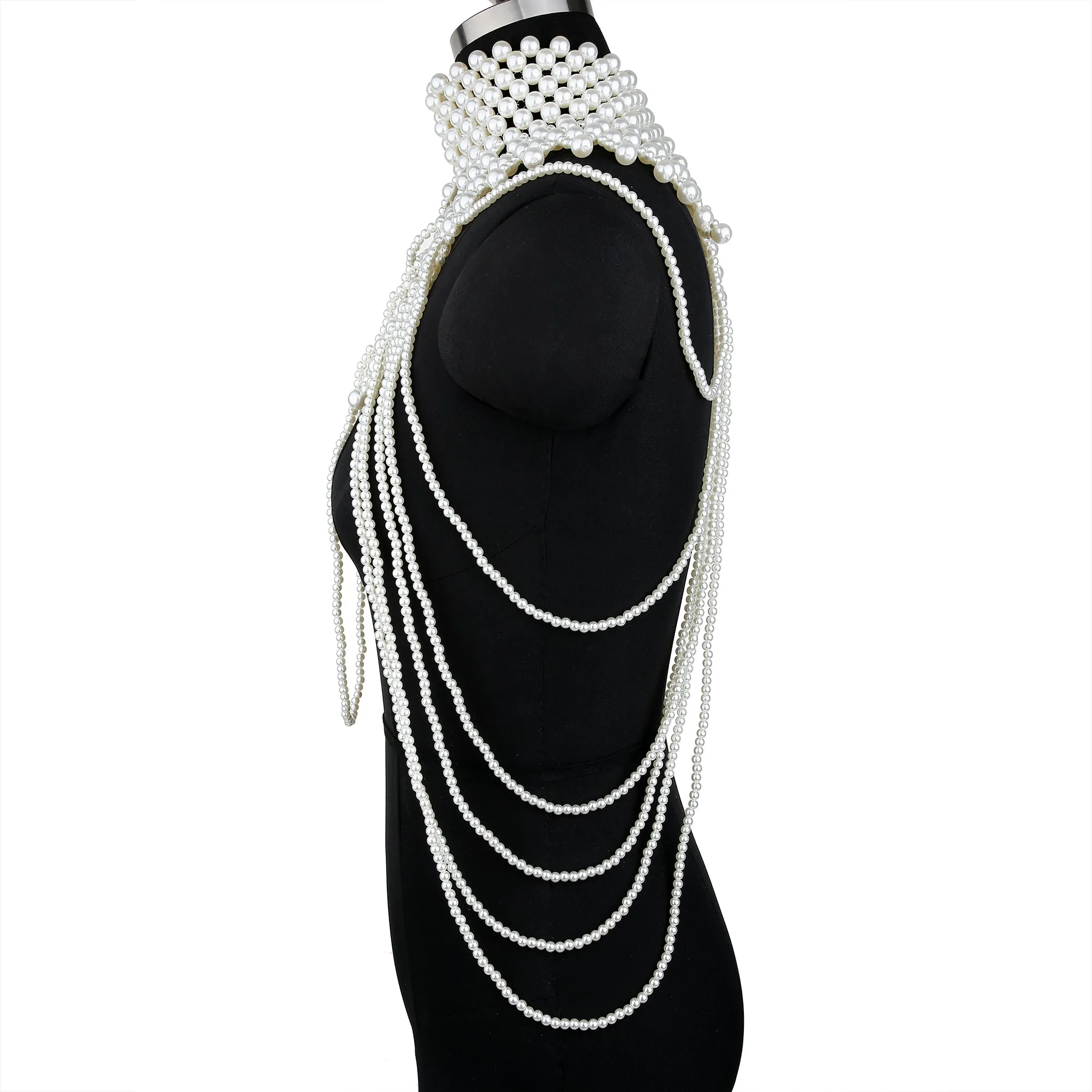 Adjustable Pearl Body Chain Necklaces Jewelry