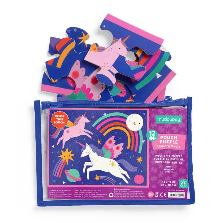 Arts and Crafts | Unicorn Magic 12 Piece Puzzle | Mudpuppy