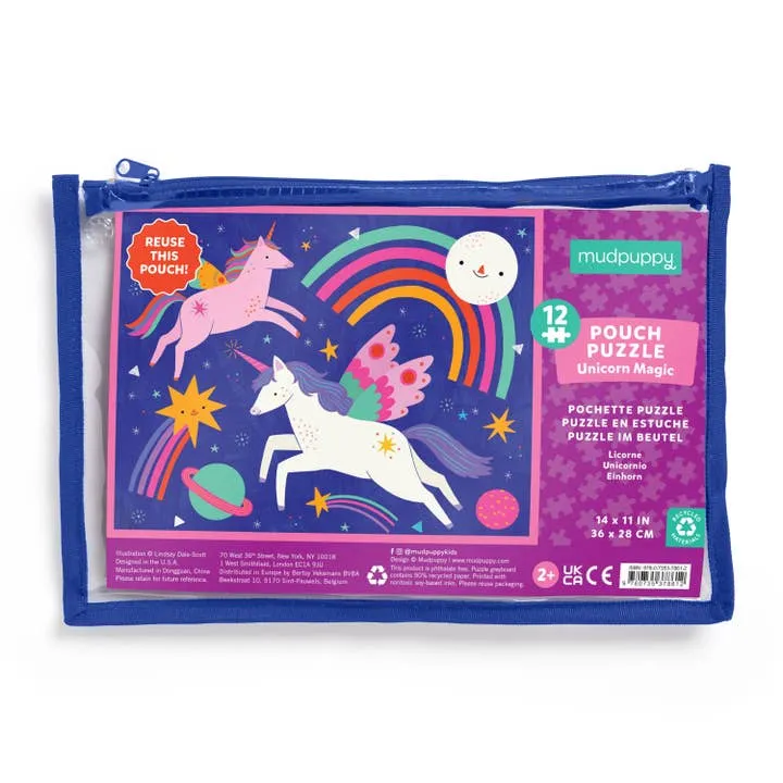 Arts and Crafts | Unicorn Magic 12 Piece Puzzle | Mudpuppy