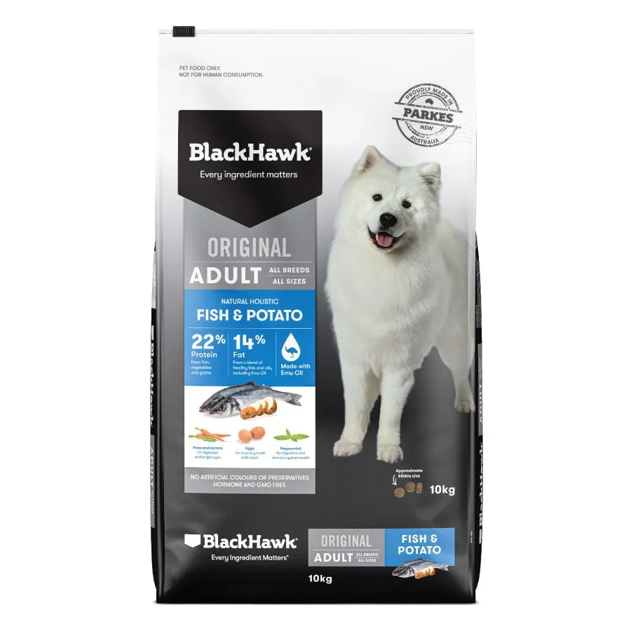 Black Hawk Dog Food Adult Fish and Potato