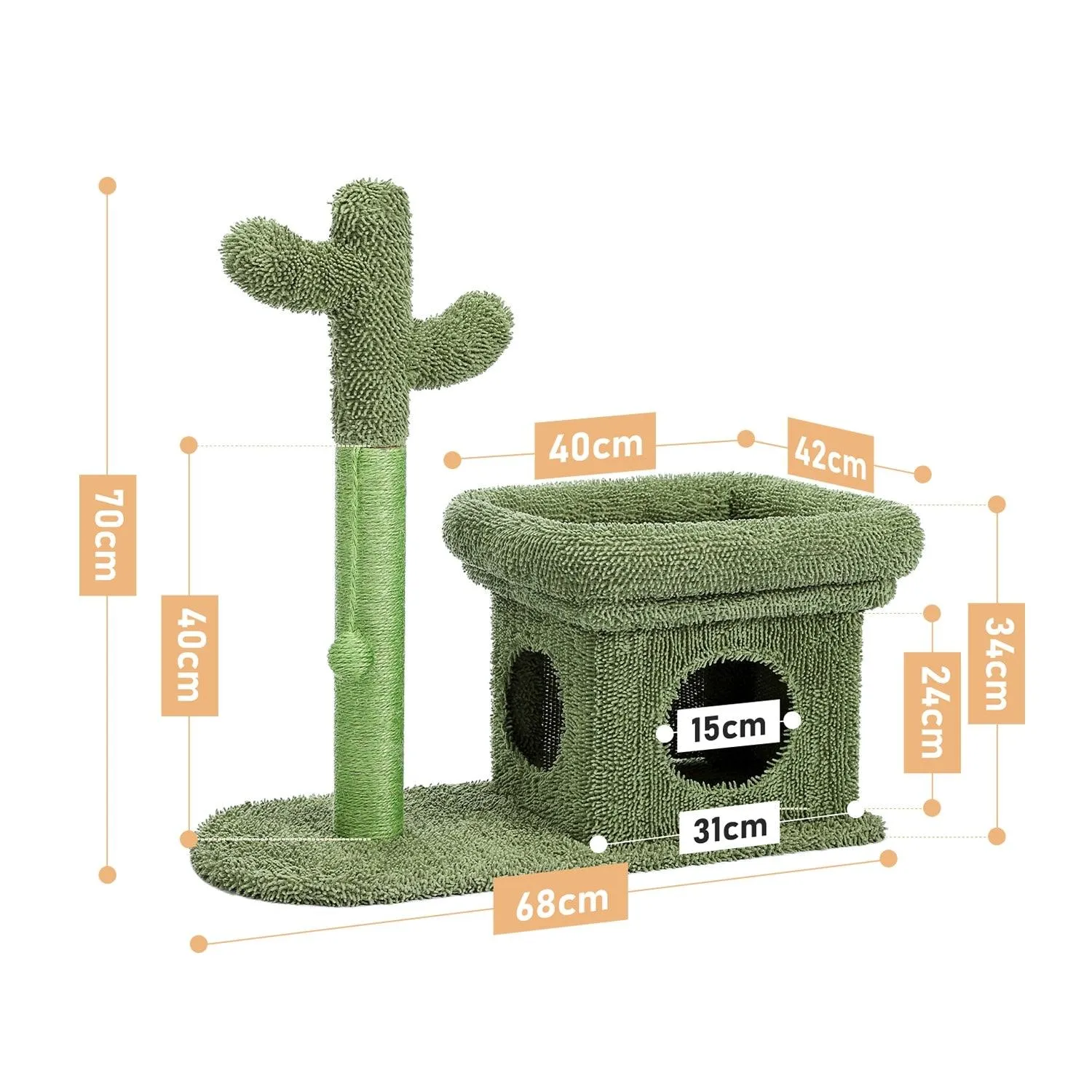 Cat Condo Scratching Post