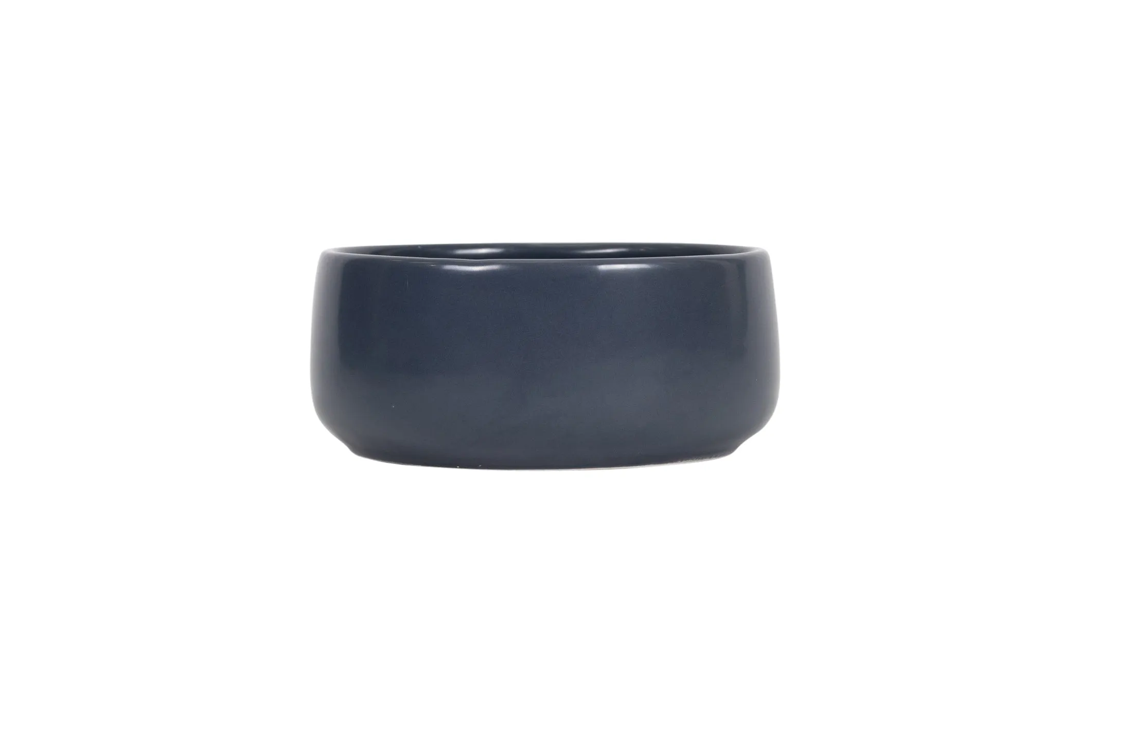 Ceramic Handmade Dog Bowl - Navy 800ml