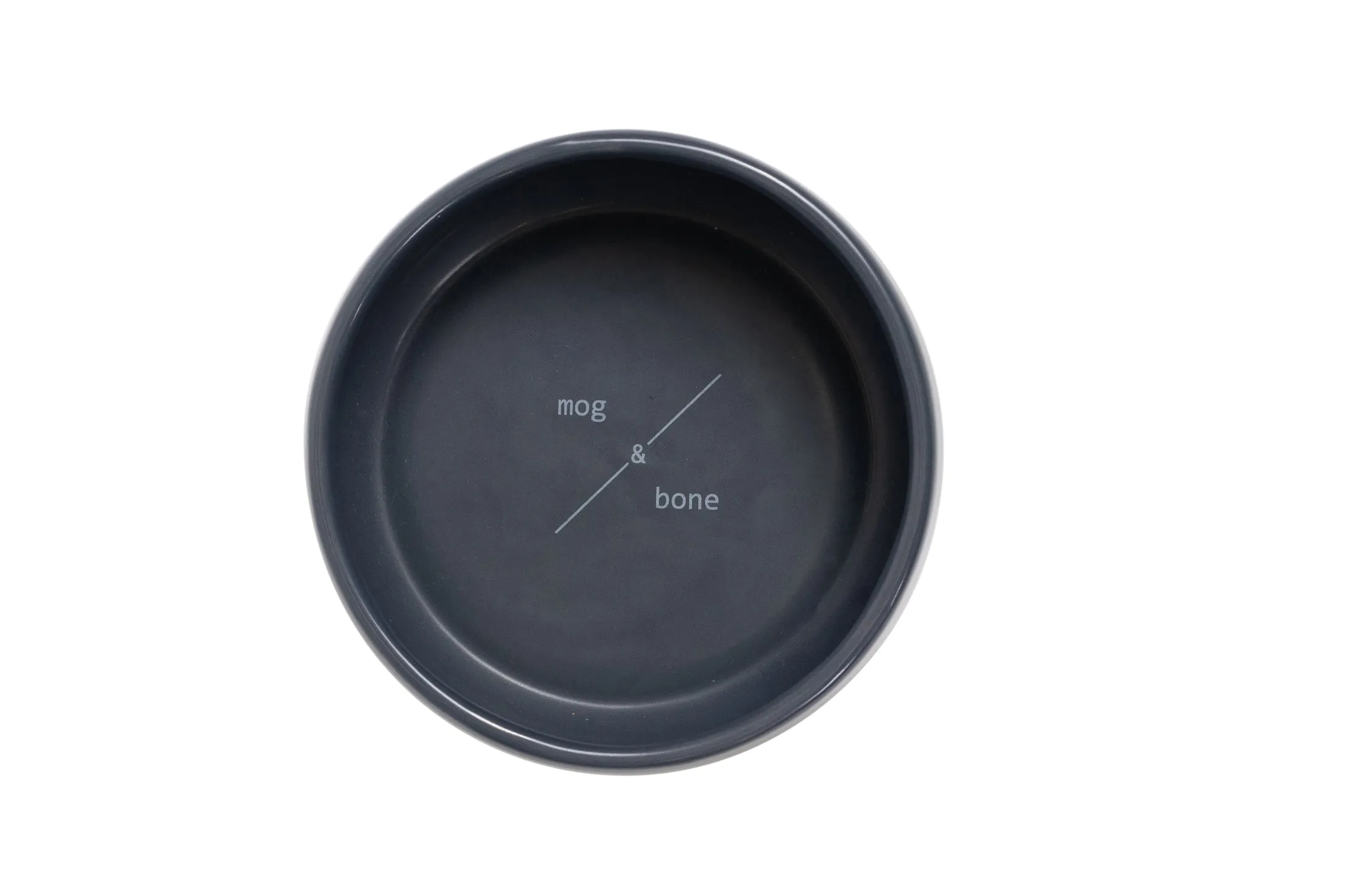 Ceramic Handmade Dog Bowl - Navy 800ml