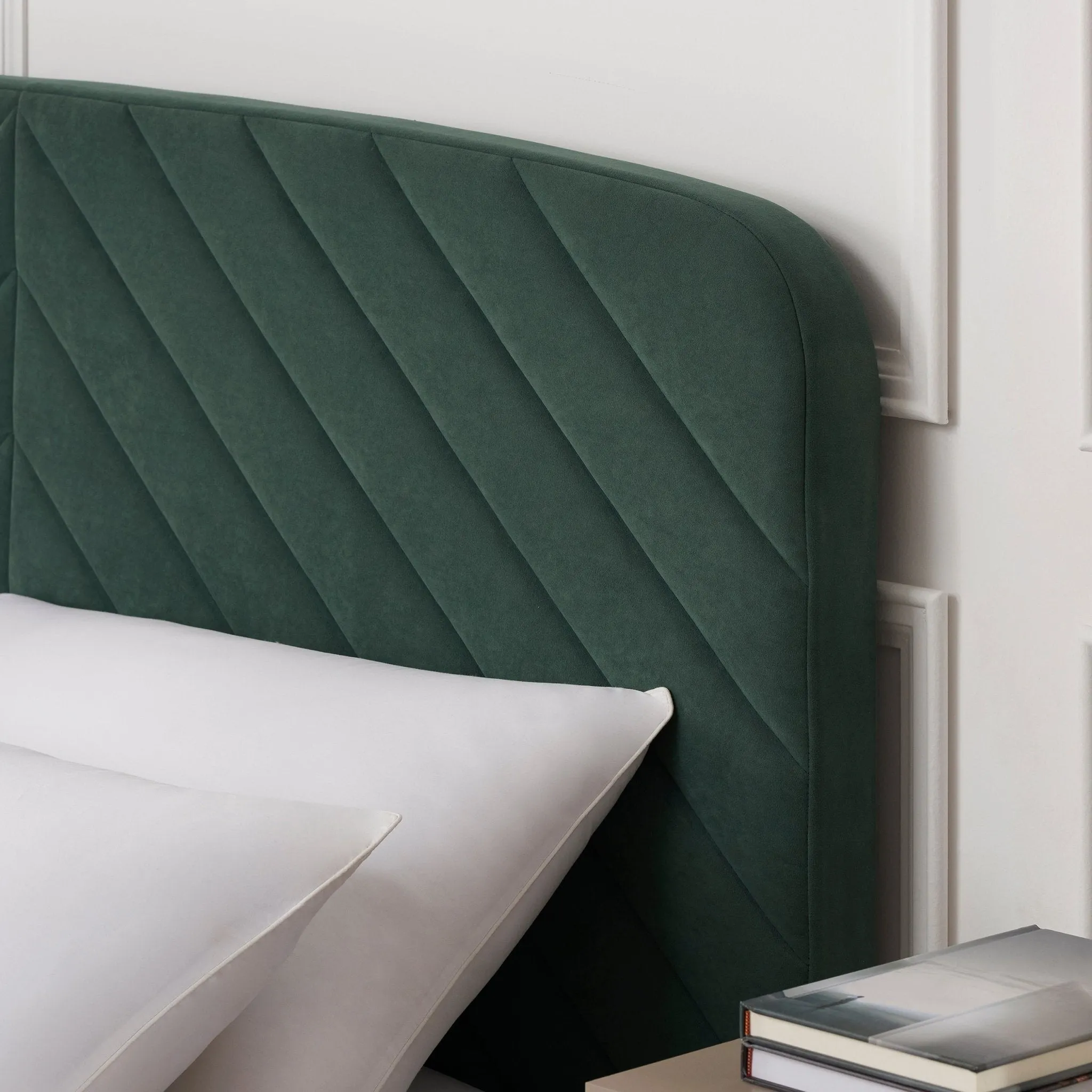Charleston Ottoman Storage Bed -  Green