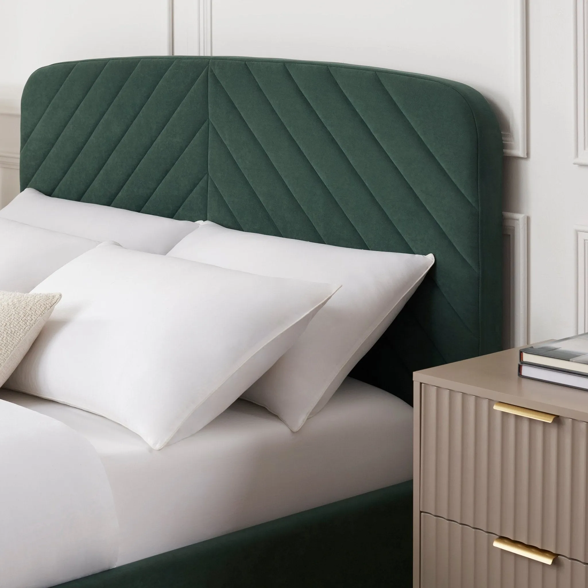 Charleston Ottoman Storage Bed -  Green