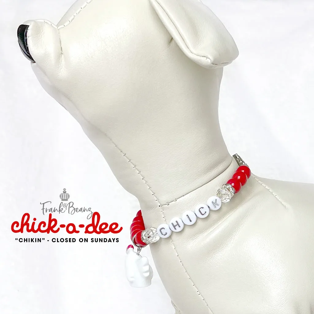 Chick-A- Dee Pet Necklace Dog Collar Cat Necklace Luxury Pet Jewelry