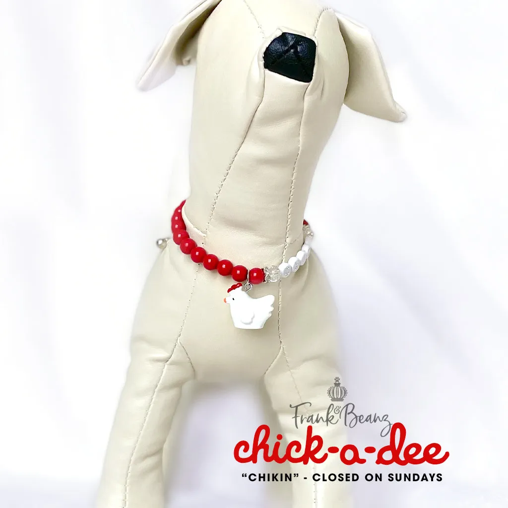 Chick-A- Dee Pet Necklace Dog Collar Cat Necklace Luxury Pet Jewelry