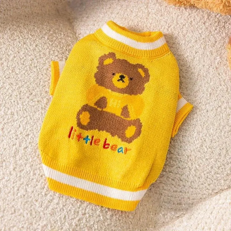 Creative Letter Dog Knit Sweater