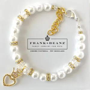 Crown Victoria Elegant Pearl Pet Necklace