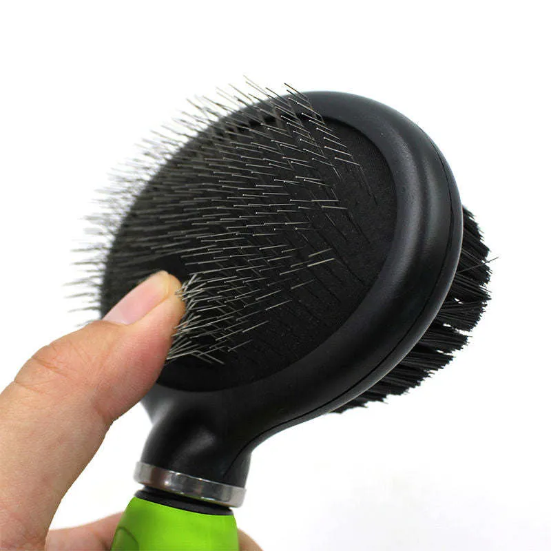 Dual-Sided Pet Grooming Brush Care