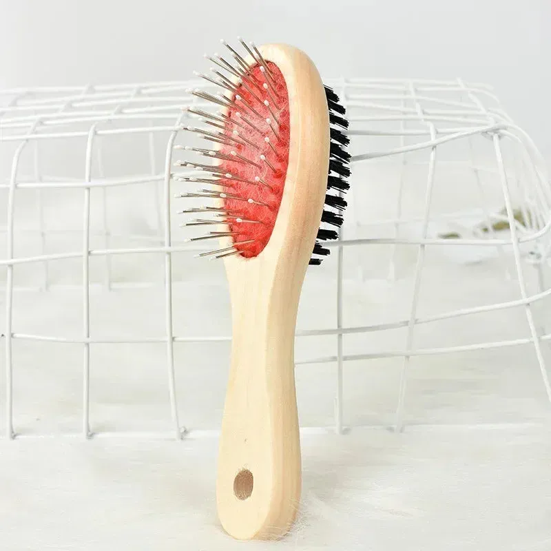 Dual-Sided Pet Grooming Comb for Dogs and Cats