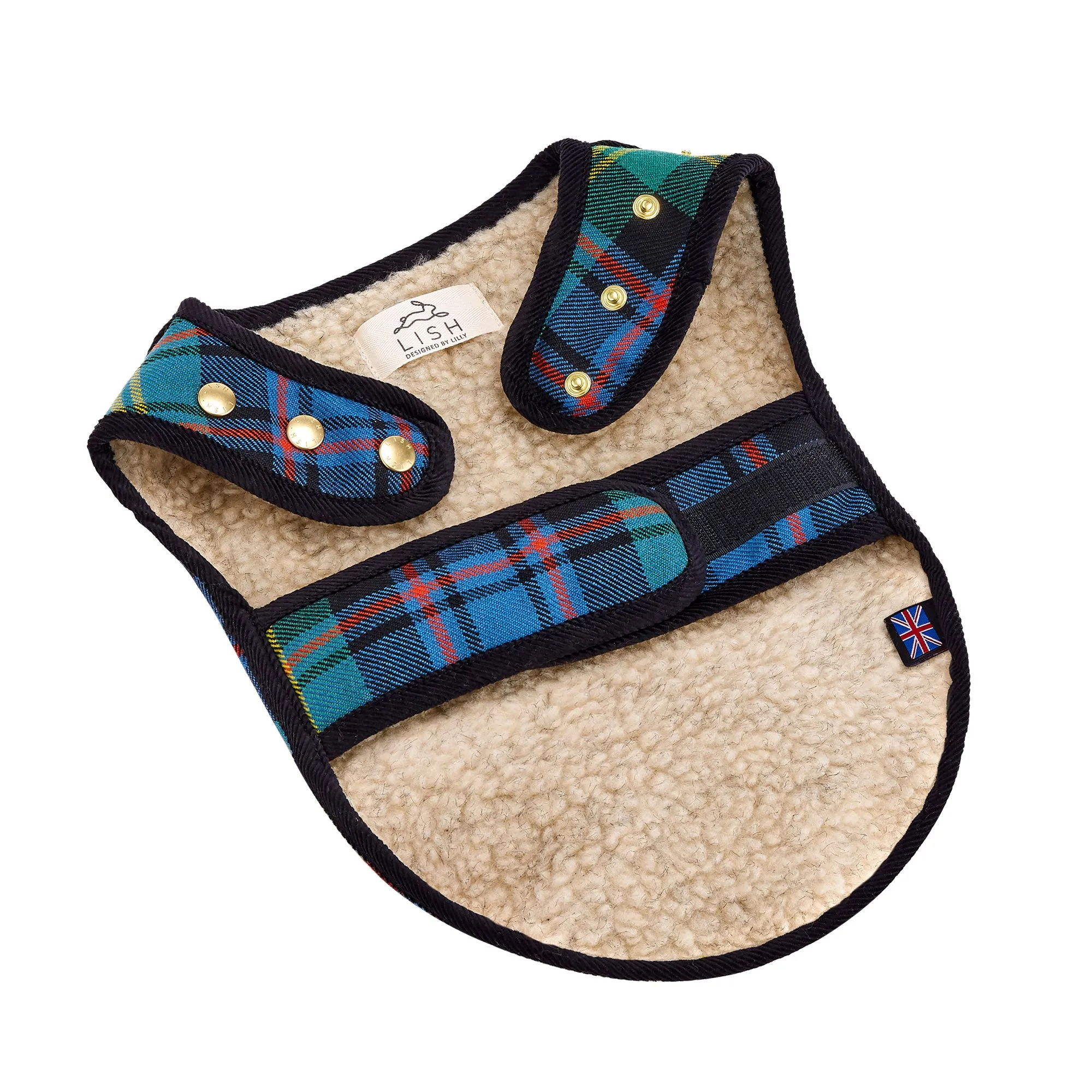 Ellen Scottish Tartan Luxury Dog Coat