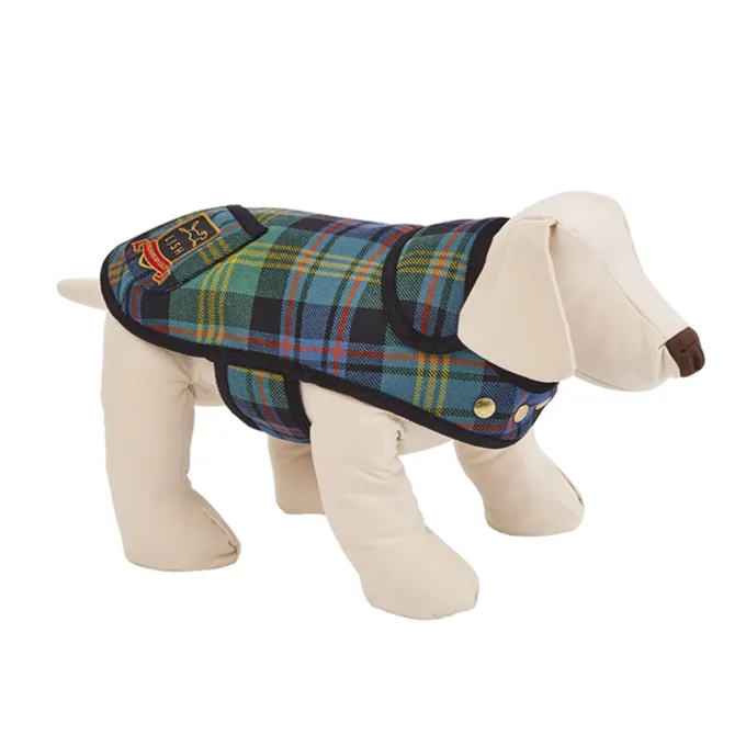 Ellen Scottish Tartan Luxury Dog Coat