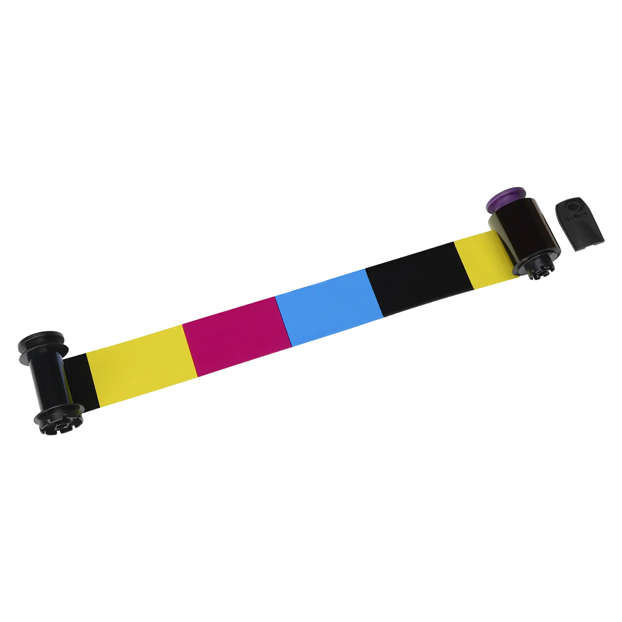 Evolis RT4F010AAA YMCK Ribbon - 500 Prints, Compatible with Avansia Retransfer ID Card Printer