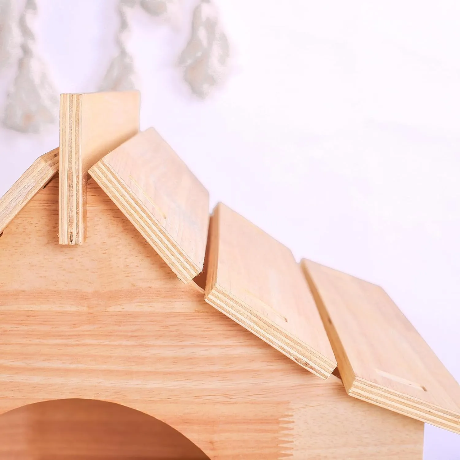 GalaxyCat Oasis - Multi-Level Wooden Cat Climber with Space Capsule