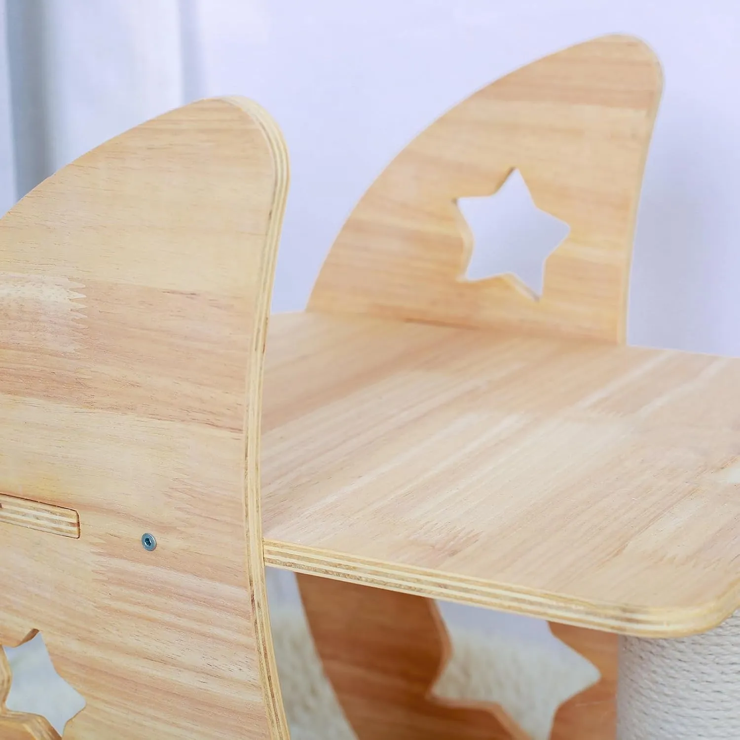 GalaxyCat Oasis - Multi-Level Wooden Cat Climber with Space Capsule