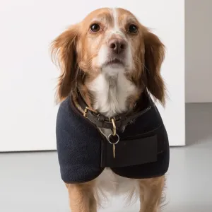 Harpham Fleece Dog Coat Navy 16"