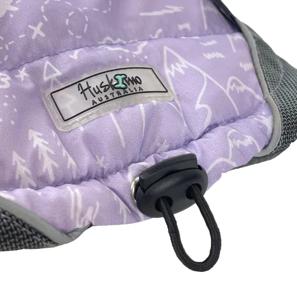 Huskimo Dog Coat - Odour Free Sherpa - Liliac (46cm)