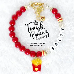 I'm Woofin' It Fries Dog Necklace Cat Necklace Luxury Pet Jewelry