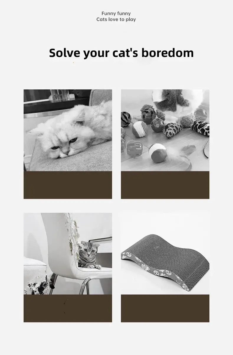 L-shaped Pet Cat Scratching Board