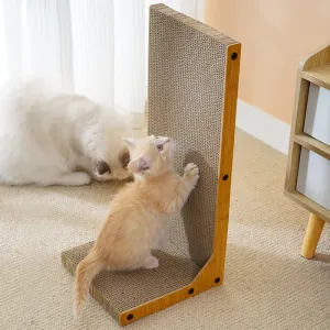 L-shaped Pet Cat Scratching Board
