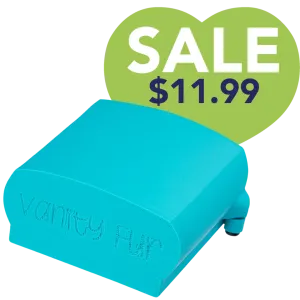Large Brush Cover Cyan by Vanity Fur