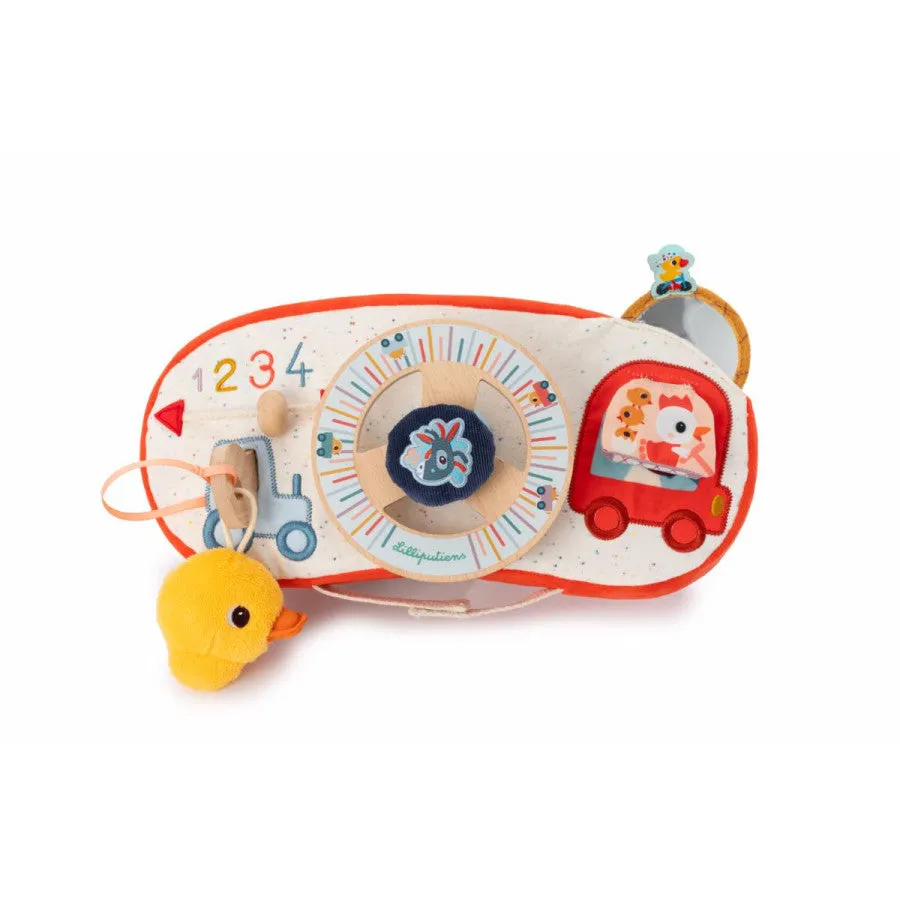 Lilliputiens Farm Car Activity Panel