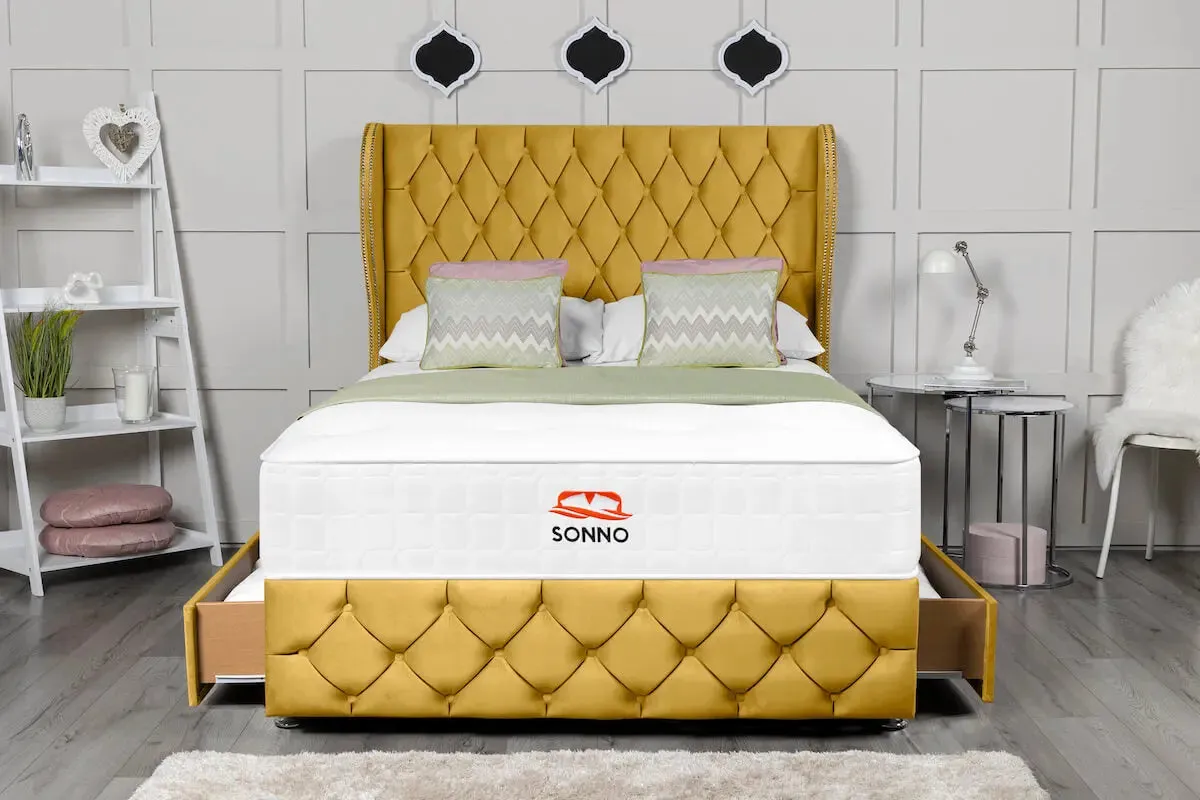 Monaco Wingback Divan Bed