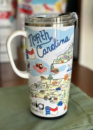 North Carolina Travel Mugs by SWIG