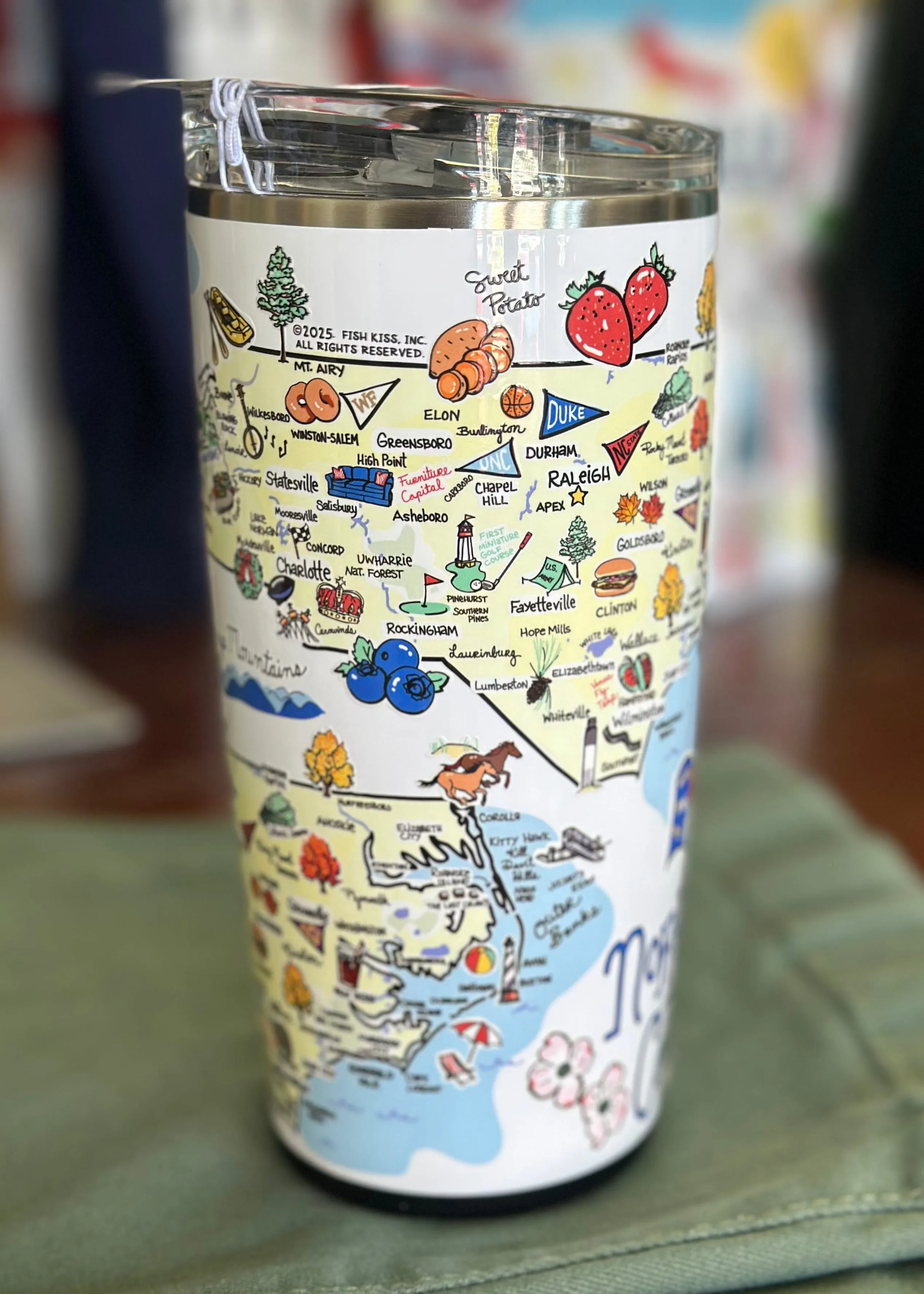 North Carolina Travel Mugs by SWIG