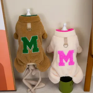 Pet Clothes | Double-Sided Four-Legged Fleece for Large Dogs | 2024 New Autumn and Winter Pet Clothing
