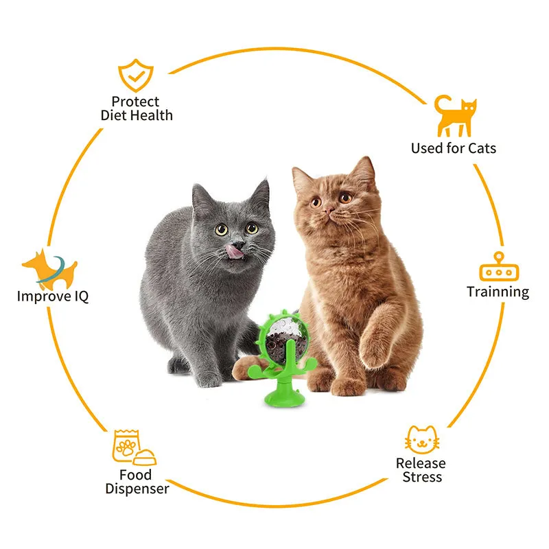 Pet Interactive Windmill Toy