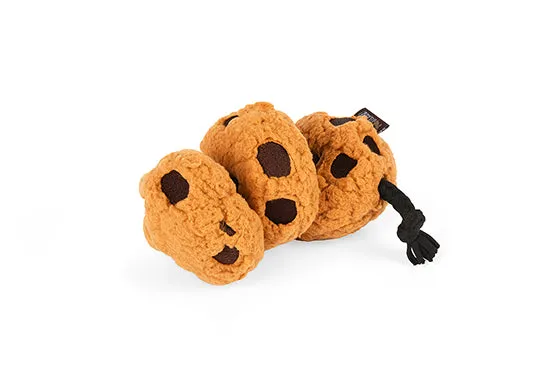 P.L.A.Y. Pup Cup Cafe Squeaky Plush Dog toys, Cookies n' Treats