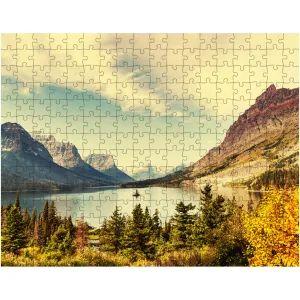 Puzzle, Lake Mountain Puzzle, Scenic Puzzle, Gifts, Outdoors