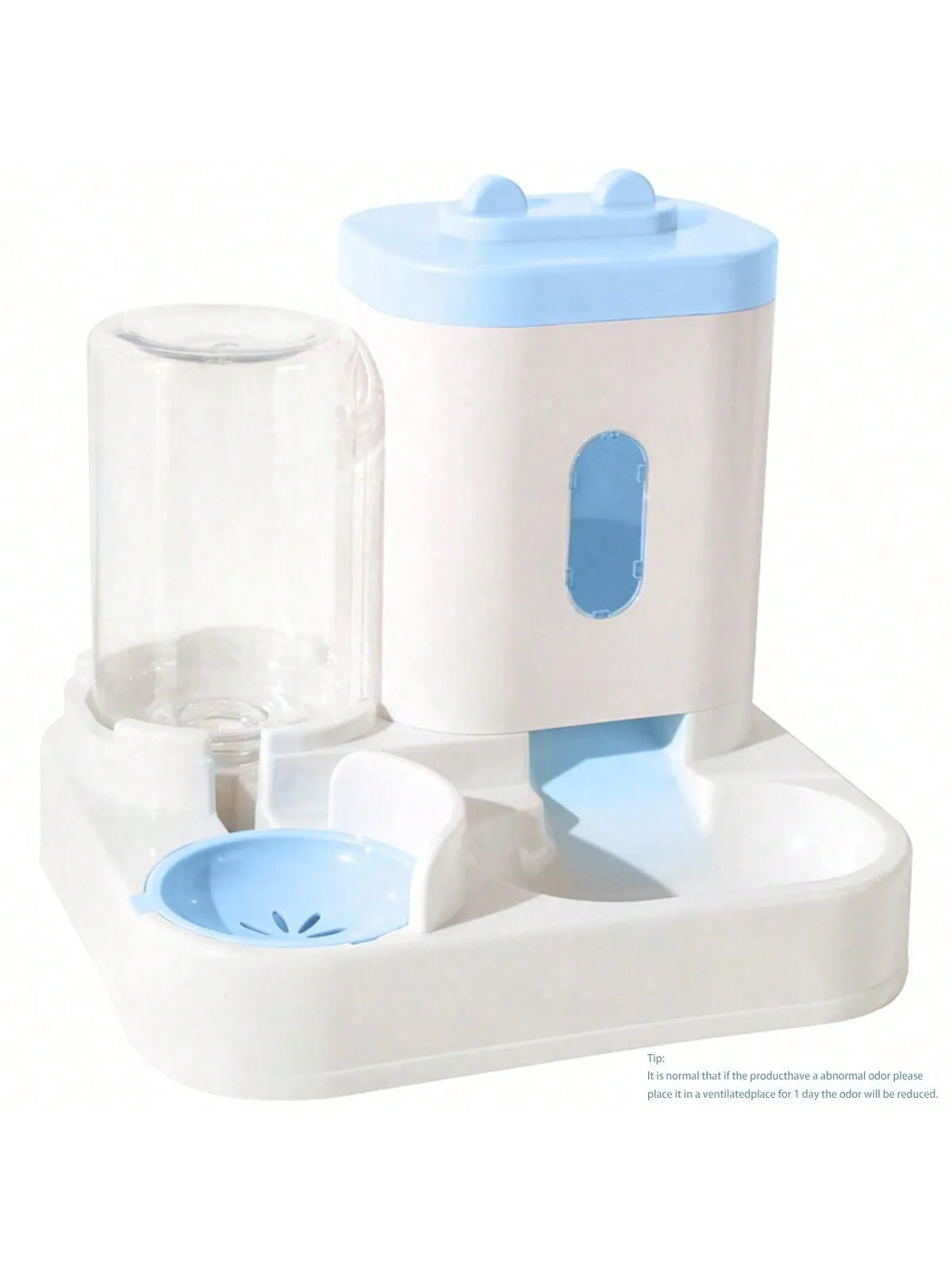Rabbit Ear Design Automatic Feeder & Water Dispenser For Cats And Pets