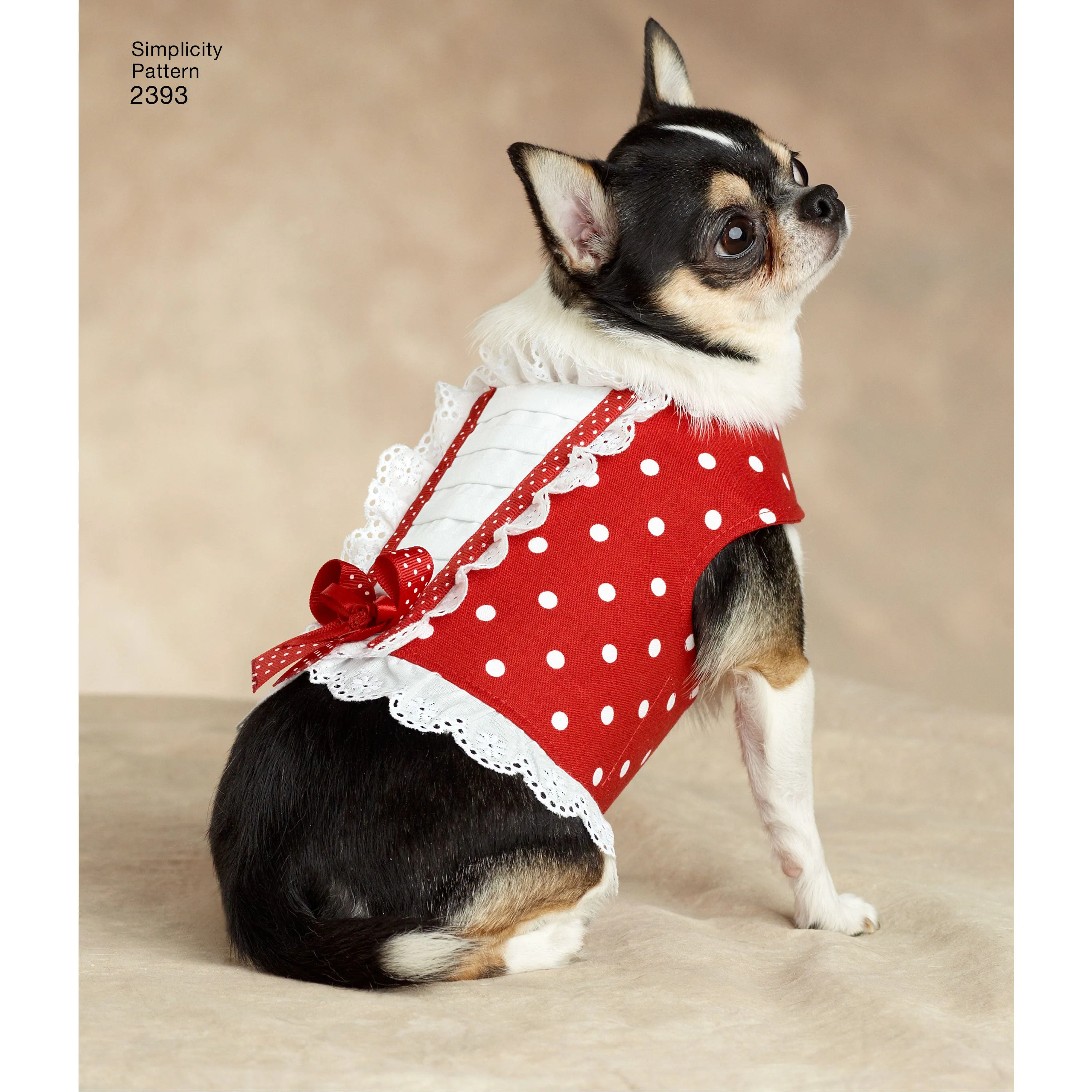 Simplicity Pattern 2393 Small Dog Clothes
