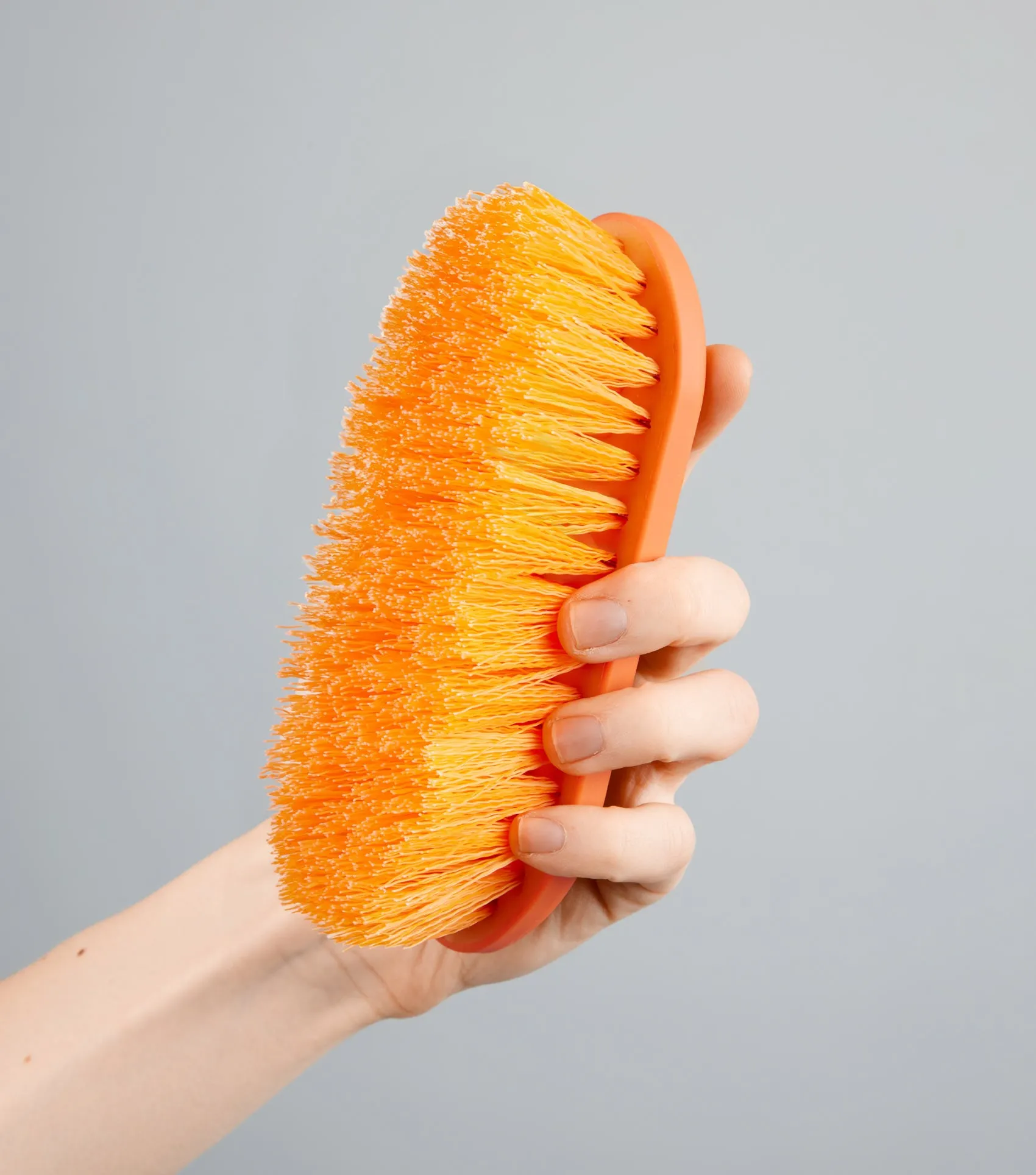 Soft-Touch Dandy Brush - Small Orange & Amber