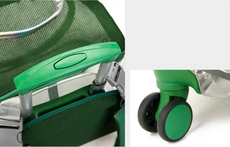 The new pet trolley case transparent go out portable pet backpack