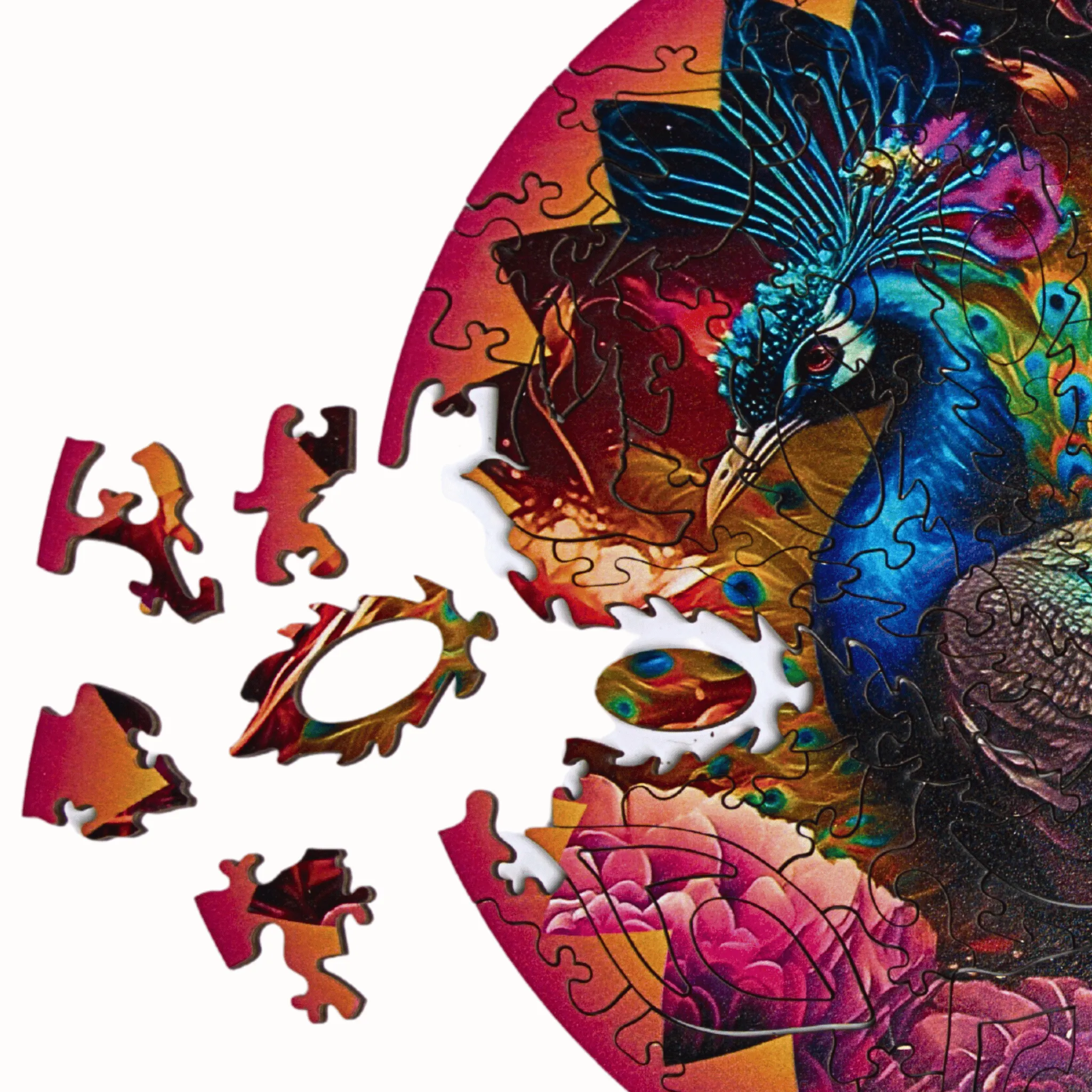Twigg Wooden Jigsaw Puzzle - 118 pieces - Penelope Peacock