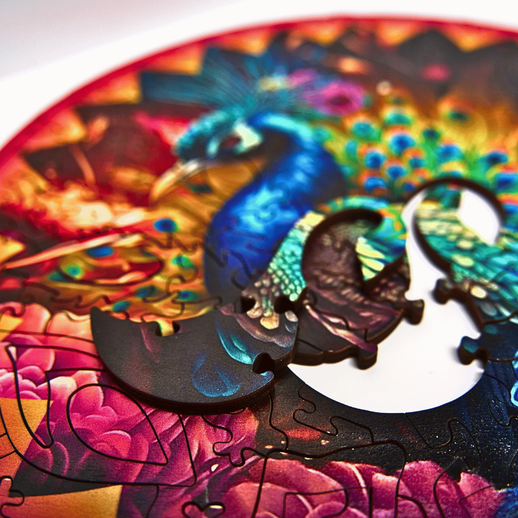 Twigg Wooden Jigsaw Puzzle - 118 pieces - Penelope Peacock
