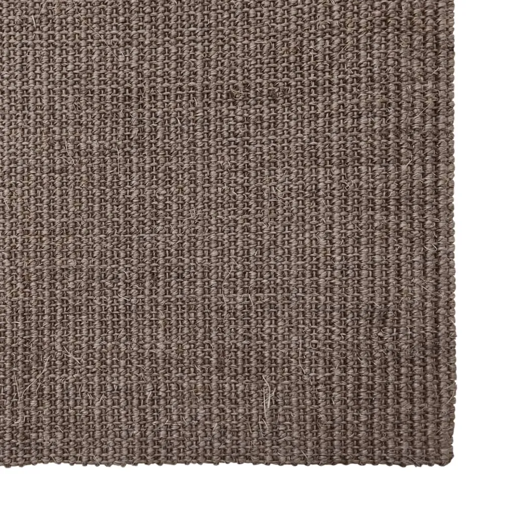 vidaXL Sisal Rug for Scratching Post Brown 66x350 cm