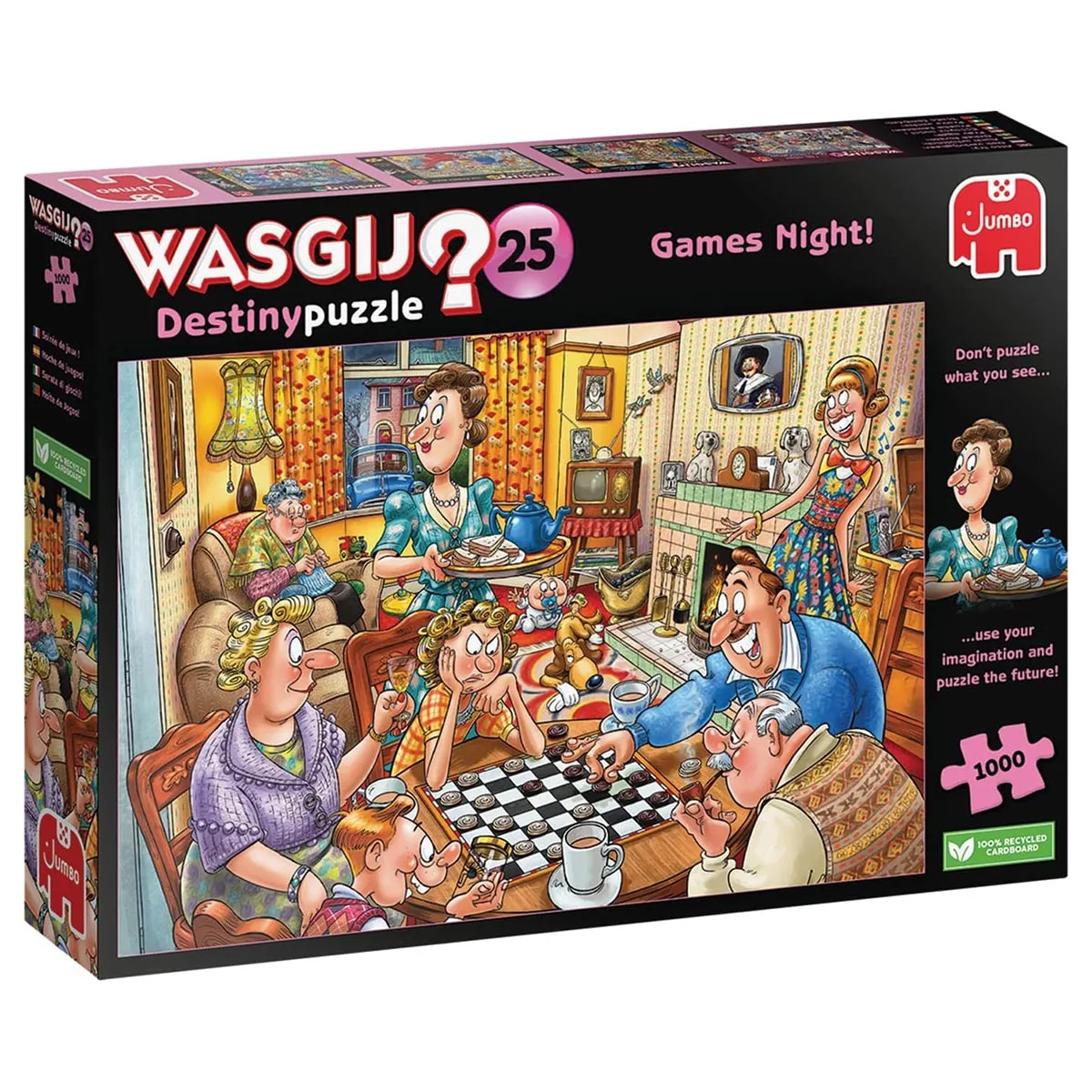 Wasgij Destiny 25 Games Night! 1000 Piece Jigsaw Puzzle