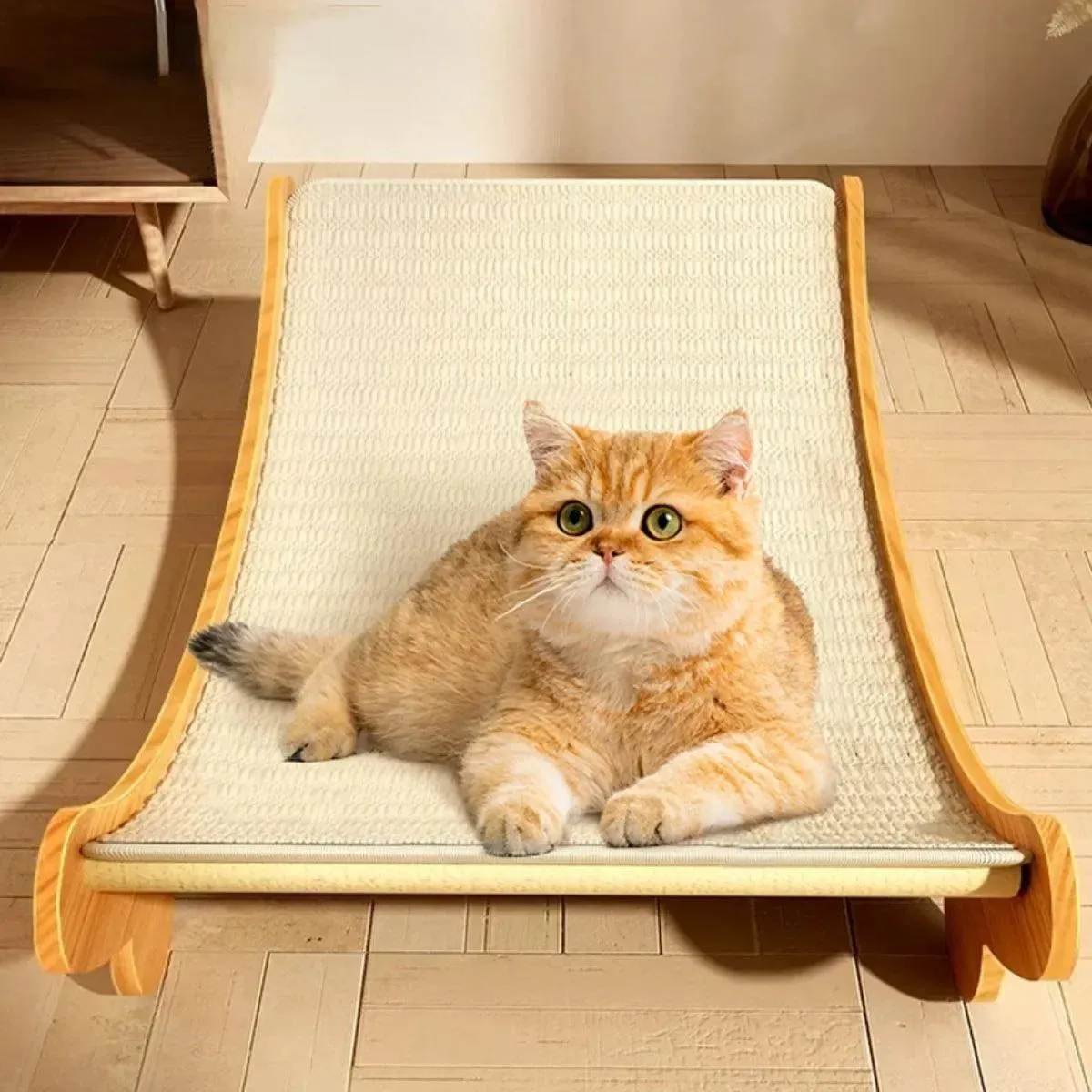 Wooden Wear-Resistant Cat Scratching Board